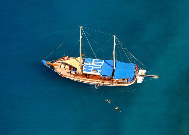 I gulet sono l'imbarcazione tipica turca, perfetti per avventurarsi nel blu del Mediterraneo. ©Kenan Olgun/Getty Images