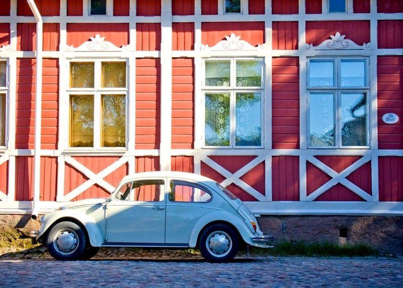 Una casa tradizionale di legno a Rauma, Finlandia.
©Juho Ruohola/Getty Images