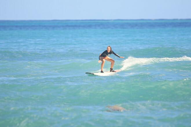 Surfing Lesson in Waikiki Beach