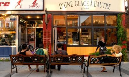 Independent shops on Bernard Street in Mile End.